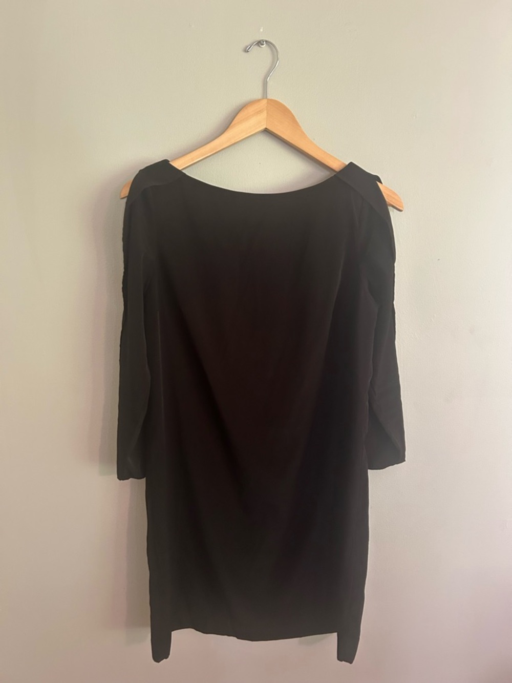 Banana Republic Black Long Sleeve Shift Dress